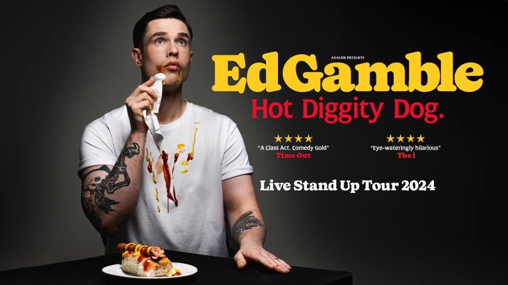 No hot dog (or jumping frog) in comedian Ed Gamble's Hot Diggity